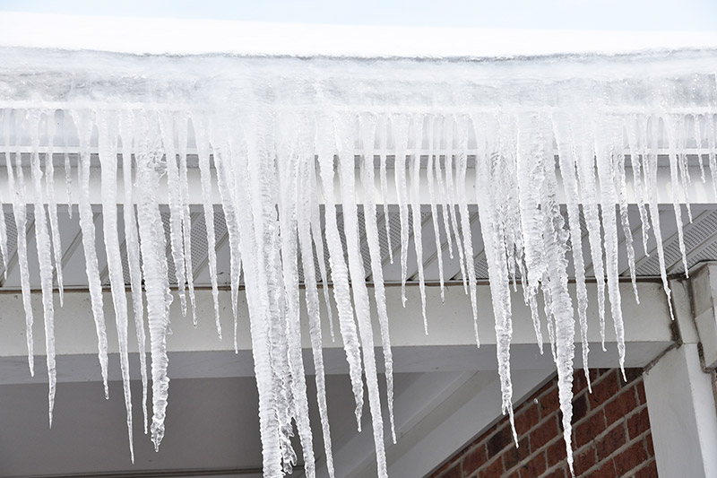 Home Icicles ice damage